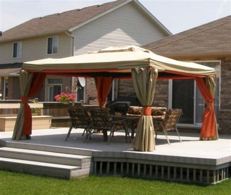 20 Beautiful Yards With Outdoor Canopy Designs