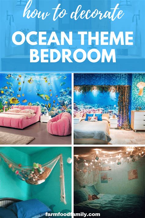 With these ocean themed wall decals of ships, shells, and submarines, you can turn any dull hull into quarters that any captain or first mate would gladly walk the plank for to call their own! 25 Ocean Themed Bedroom Ideas: How to Design an Beach Bedroom