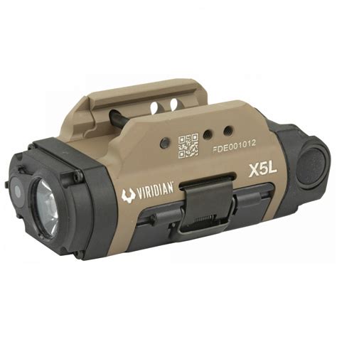 Viridian X5l Gen 3 Fde Green Laser Tactical Light