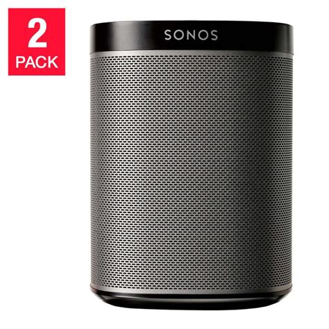 Costco Sonos Play1 Wi Fi Speaker Black 2 Pack Wifi Speakers Sonos