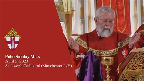 Palm Sunday Mass With Bishop Libasci At St Joseph Cathedral Youtube