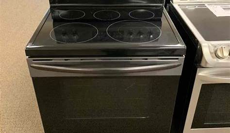 Frigidaire Gallery 5.4 cu ft Electric Convection Range Oven Black