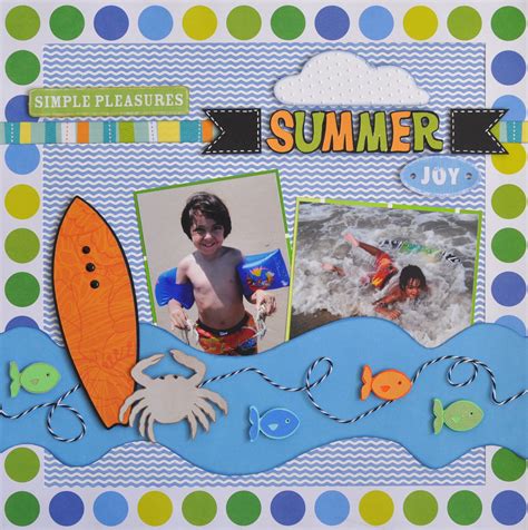 Pin On Summer And Beach Scrapbooking