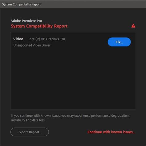 The current version of your intel display driver may cause performance and stability issues. Re: Repetitive System Compatibility Report Unsuppo ...