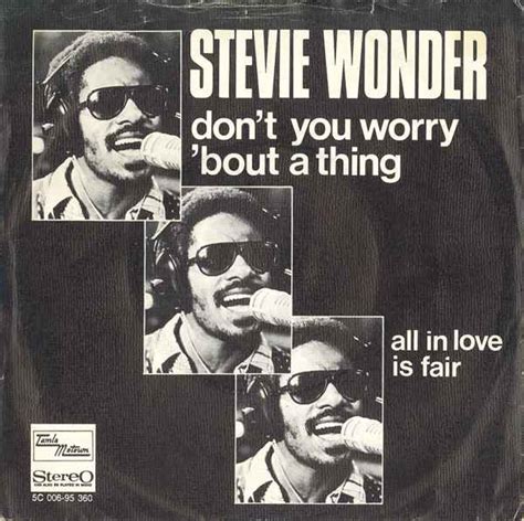 Stevie Wonder Dont You Worry Bout A Thing 1974 Vinyl Discogs