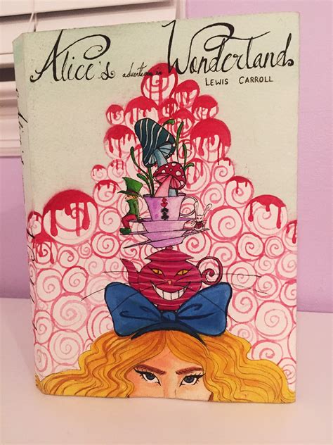 Alice In Wonderland Book Cover On Sva Portfolios