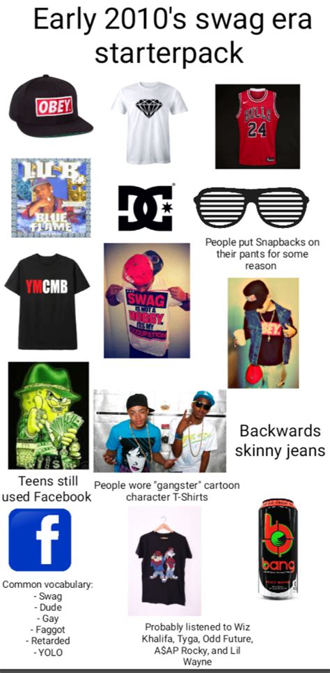 The Swag Era In The Early 2010s Starterpack Rstarterpacks