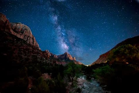 Zion National Park Utah At Night By Kevin Miller Km Photography