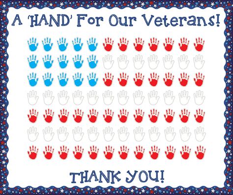 Allow the staff to enjoy this merriment by letting them propose some creative workplace bulletin board ideas. A Hand For Our Veterans! - Veterans Day Bulletin Board ...