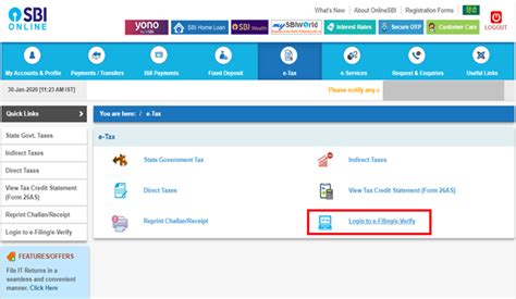 How To E Verify ITR Using SBI Net Banking Learn By Quicko