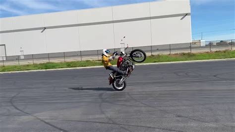 Motorcycle stunt riding, often referred to as stunting, is a motorcycle sport characterized by stunts involving acrobatic maneuvering of the motorcycle and sometimes the rider. Motorcycle wheelies 6 - YouTube