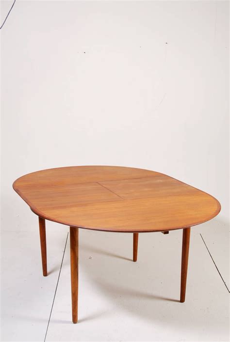 Round extendable teak flip flap lotus dining table from dyrlund, 1970s. Round Danish Modern Teak Dining Table by Dyrlund | 1stdibs ...