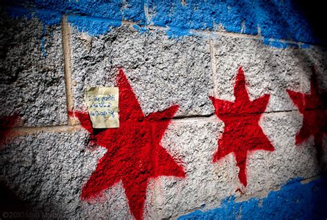 Chicago Flag Graffiti Matt Maldre Snapped This Photo Of Fl Flickr