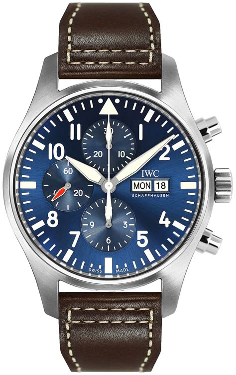 As in all iwc pilot's watches, the sapphire crystal is protected against damage in the event of a drop in pressure. IW377714 | IWC Pilot's Chronograph | Le Petit Prince