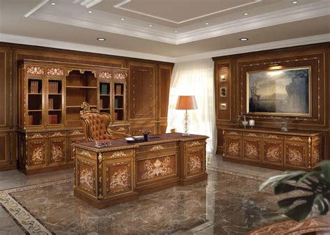 Office Furniture In Classic Luxury Style Idfdesign