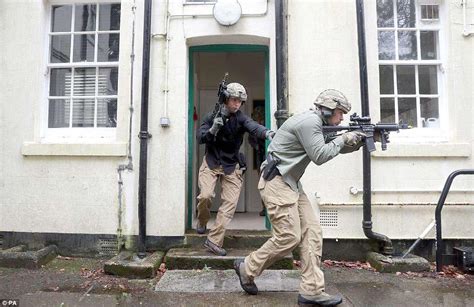 Members of the Royal Military Police (RMP) Close Protection Unit during