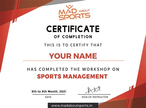 Sports Management Workshop Mad About Sports