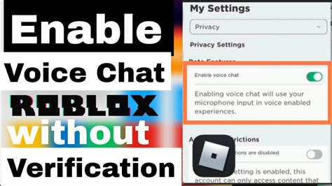 How To Enable Voice Chat On Roblox Without Verification 2023 Get