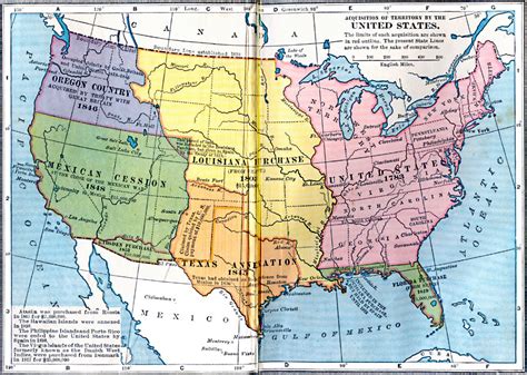 United States Map 1783