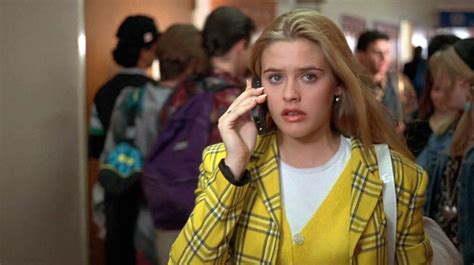 One Iconic Look Alicia Silverstone S Yellow Plaid Schoolgirl Look In
