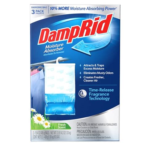Damprid Hanging Bag Fresh Scent Moisture Absorber 3 Pk 154 Oz In The