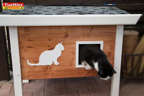 Katzenhaus selber bauen und dabei coole upcycling ideen umsetzen. DIY - Outdoor Katzenhaus für kalte Jahreszeiten selber ...