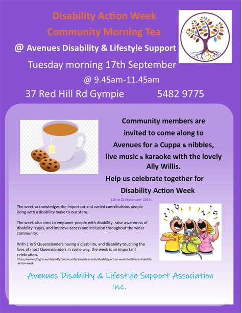 Disability Action Week 2019 Avenues Disability And Lifestyle Support Services