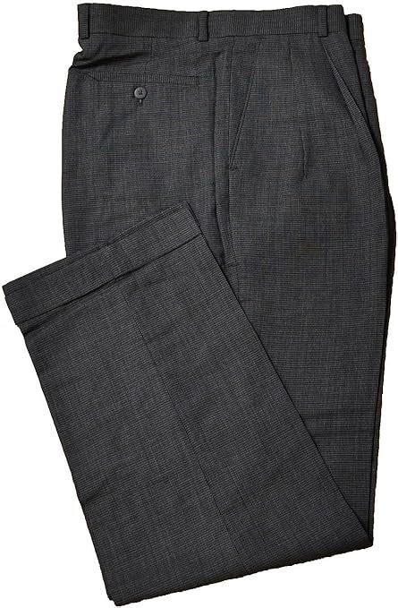 Louis Raphael Tailored Mens Pleated Dress Pants Grey Wool At Amazon