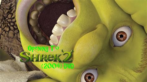 Opening To Shrek 2 2004 Dvd Youtube