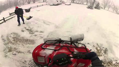 Plowing The Driveway Snowmageddon 2014 Youtube