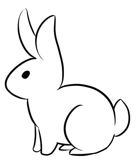 Line Art Drawing Bugs Bunny Rabbit Clip Art Rabbit Png Download 509