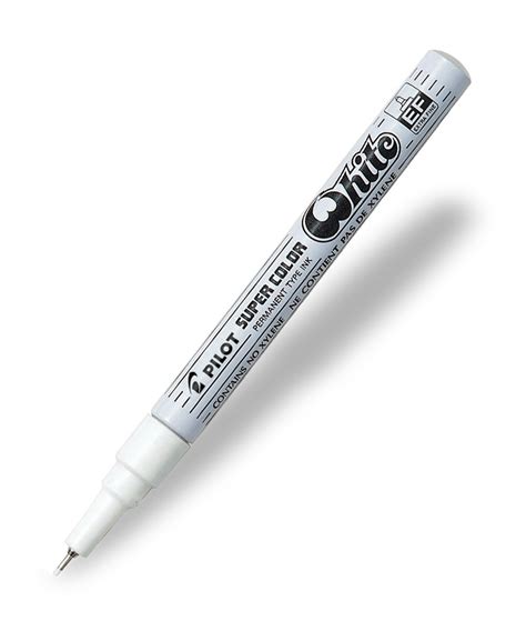 The most common pilot super color material is metal. Pilot Super Color Paint Marker Pen - White | The Hamilton ...