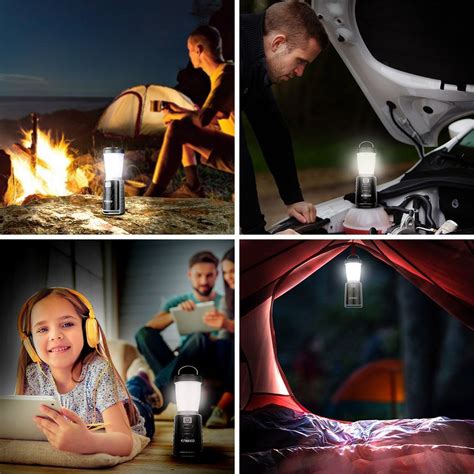 Amazon Enkeeo Rechargeable Led Camping Lantern 300 Lumen Portable