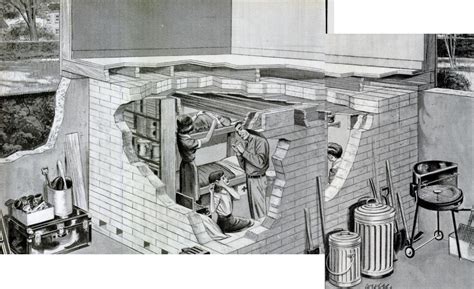 Basement Bomb Shelter, 1961 - Invisible Themepark
