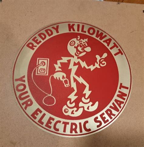 Reddy Kilowatt Original Sign Ebay