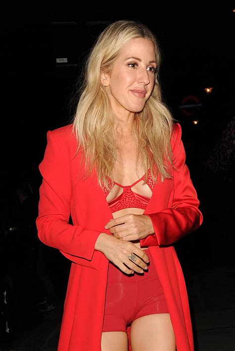 Ellie goulding's new album opens with the sound of a crowd going wild, recorded at a festival date on the star's 2016/17. ELLIE GOULDING Leaves V&A Museum in London 08/26/2020 ...