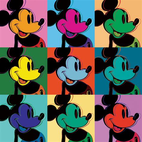 The most common mickey mouse print on canvas material is cotton. Buy Colourful Mickey Mouse Pop Art Prints | Vintage Mickey ...