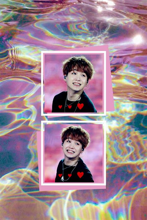 Pink aesthetic desktop wallpaper art. Yoongi Pink Aesthetic Wallpapers - Wallpaper Cave