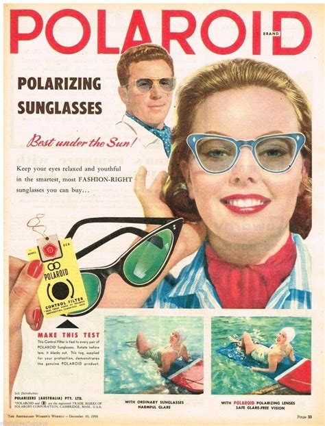 best under the sun polaroid sunglasses vintage advertisements sunglasses