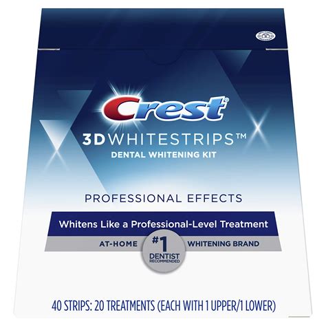 Buy Crest 3d White Professional Effects Whitestrips Teeth Whitening