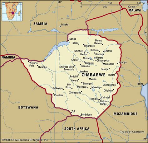 Where is zimbabwe on the map. Zimbabwe | History, Map, Flag, Population, Capital ...