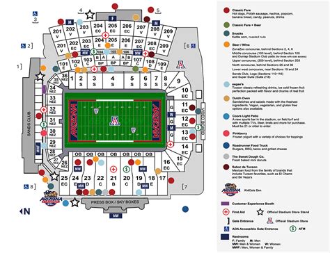 Arizona State Football Stadium Map