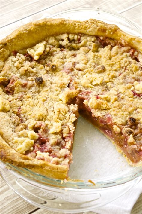 Rhubarb Pie Fashionable Foods