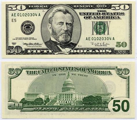 Printable 100 Dollar Bill Front And Back