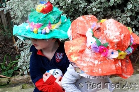Easy Easter Bonnet Craft Ideas For Kids And Preschoolers Red Ted Art