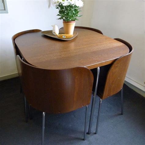 The wide collection comprises beautifully designed space saver table that ensure users are comfortable. Space Saver Dining Table And Chairs Cream Ebay Saving ...