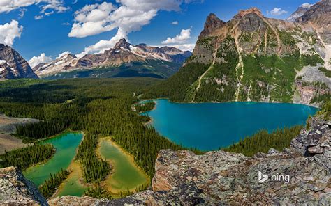 Fonds Decran Lac Montagnes Parc Canada Photographie De Paysage Forêts