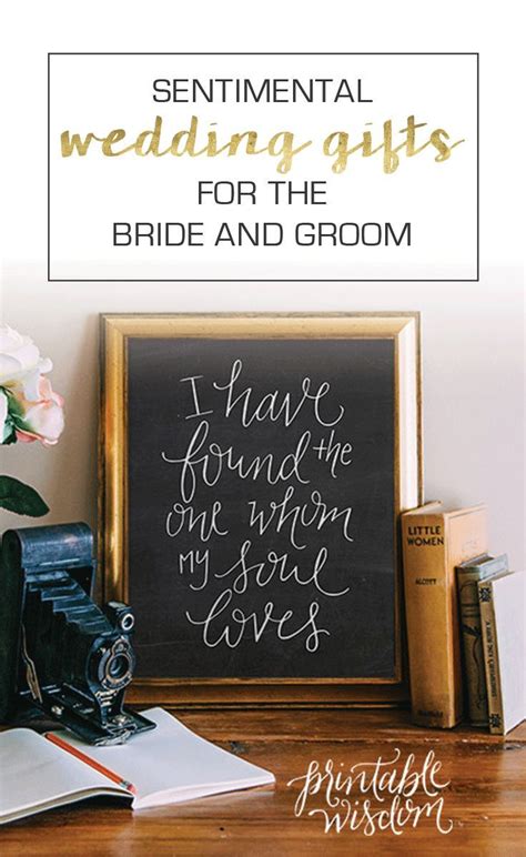 Sentimental gifts for husband on wedding day. 15 Sentimental Wedding Gifts for the Couple | Thoughtful ...