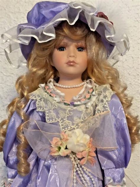 Ashley Belle Doll Named Agnes Made Of Fine Bisque Porcelain With Stand Ebay