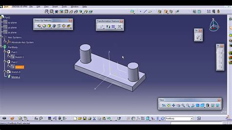 Acrobat 3d, autocad, catia, inventor, ironcad, creo, pro/engineer, solid edge, solidworks, and others. MIRROR CATIA V5 - YouTube